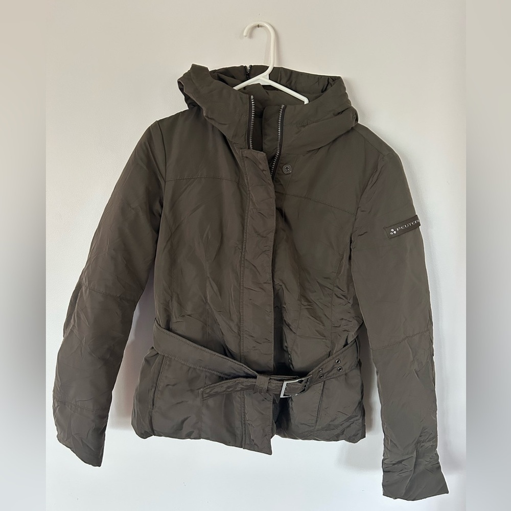 Peuterey Women’s Olive Green Genuine Down Filled Size Small